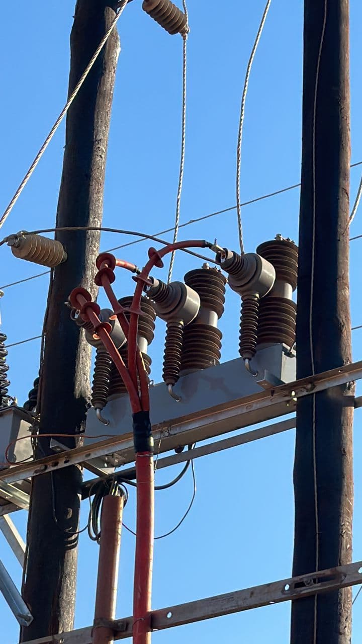 High voltage pole-mounted equipment