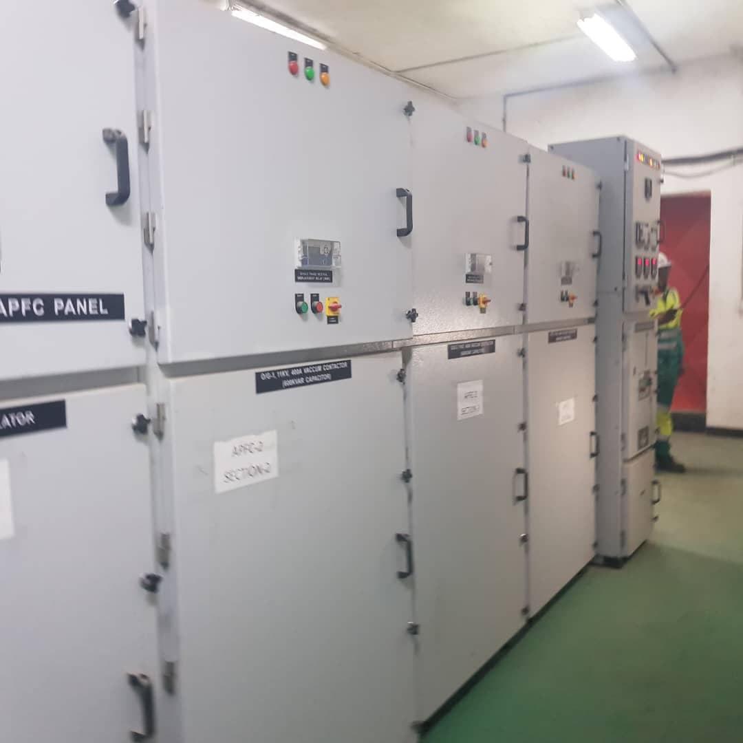 APFC panel and capacitor bank installation